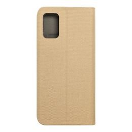 Pouzdro / obal na Samsung Galaxy A02s zlatý - Luna Book Silver