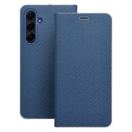 Pouzdro / obal na Samsung Galaxy S25 Plus modré - knížkové LUNA CARBON