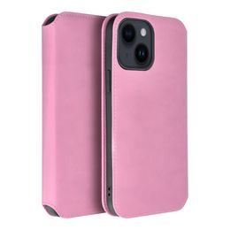 Pouzdro / obal na Apple iPhone 15 Pro růžové - knížkové Dual Pocket