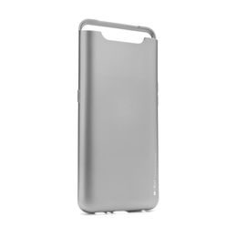 Obal / kryt na Samsung Galaxy A80 stříbrný - i-Jelly Case Mercury