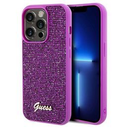 Obal / kryt na Apple iPhone 14 Pro fialový - GUESS GUHCP14LPMSDGSF