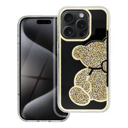Obal / kryt na Apple iPhone 13 Pro zlatý - Teddy Bear