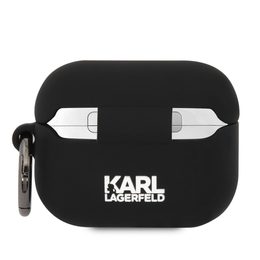 Ochranný kryt s karabínou Cellularline Bounce pre Apple AirPods 1 a 2 - čierny
