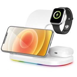Bezdrátová nabíječka Trio, bílá - Samsung