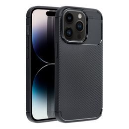 Obal / kryt na Apple iPhone 16 čierne - CARBON PREMIUM