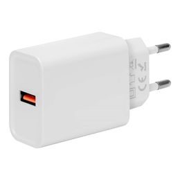 Síťová Nabíječka USB-A 18W - Bílá - OBAL:ME