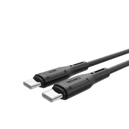 Datový kabel USB-C USB-C opletený 1m 60W zelený