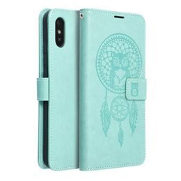 Pouzdro / obal na Xiaomi Redmi 9A modro/zelený knížkový - Fancy Book