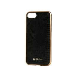 Obal / kryt na Apple iPhone 6 čierne - OCCA LIZARD