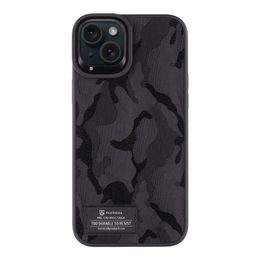 Obal / kryt na Apple iPhone 15 Plus černý - Tactical Camo Troop
