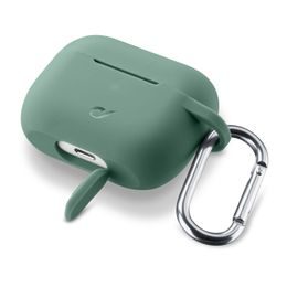 Ochranný kryt s karabínou pre Apple AirPods Pro zelený - Cellularline Bounce