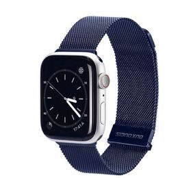 Síťovaný nerezový řemínek Apple Watch 42 / 44 / 45mm modrý - DUX DUCIS