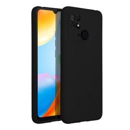 Pouzdro /obal na XIAOMI Redmi 10C černé - knížkové Canvas