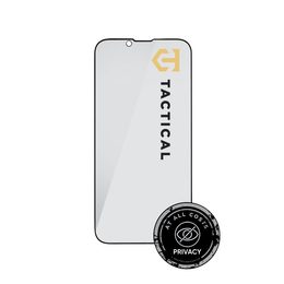 Privátní tvrzené / ochranné sklo Apple iPhone 13/16e černé - 6D Pro Privacy Veason