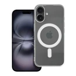 Obal / kryt na Apple iPhone 16 Pro transparentní - Mag Cover