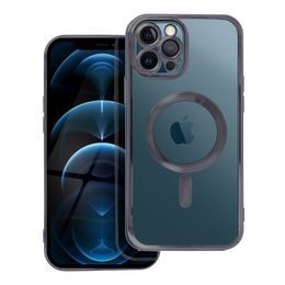 Obal / kryt na Apple iPhone 12 Pro Max černá - Electro Mag Cover MagSafe