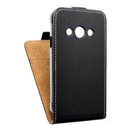 Puzdro / obal na Samsung Xcover 3 (g388F) čierny - flip Slim Flexi Fresh