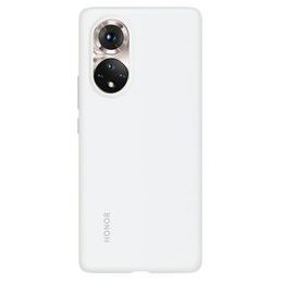 Obal / kryt na Honor 50 biely - originálny silikónový zadný kryt Honor