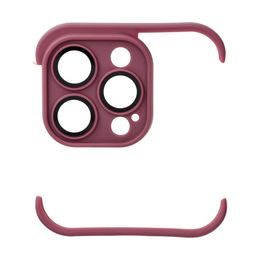 Obal / Kryt na Apple iPhone 14 Pro fialový (ochrana fotoaparátů) - MINI BUMPERS