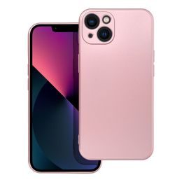Obal / kryt na Apple iPhone 13 ružové - METALLIC