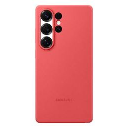 Obal / kryt na Samsung Galaxy S25 Ultra červený - Samsung Silicone