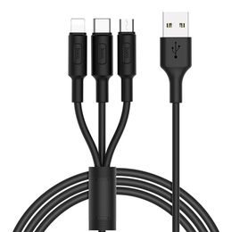 Datový kabel USB - Micro USB 2,4A 1 m černý - HOCO X88