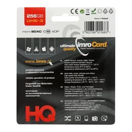Micro SDXC 256GB UHS-I U1 + adapter - Kingston Canvas Select Plus