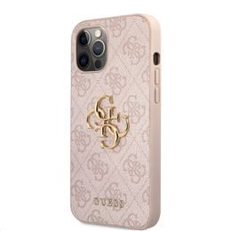 Obal / kryt na Apple iPhone 12 Pro Max růžový - Guess