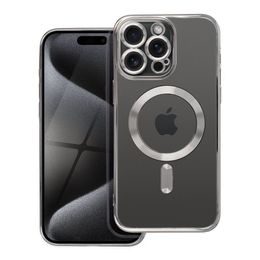 Obal / kryt na Apple iPhone 15 Pro Max šedý - Electro Mag