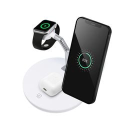 Bezdrátová nabíječka 3 v 1 25W s podporou MagSafe bílá