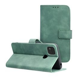 Pouzdro / obal na Xiaomi Redmi 9C zelené - knížkové Forcell Tender