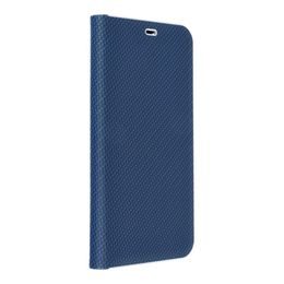 Pouzdro / obal na Apple iPhone 14 Pro Max Modrý - Forcell LUNA Book Carbon