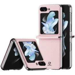 Obal / kryt na Samsung Galaxy Z Flip5 5G růžový - Dux Ducis Brill