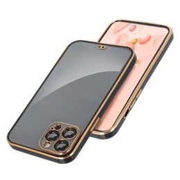 Obal / kryt na Apple iPhone 13 Pro Max zlatý - Electro Mag Cover MagSafe