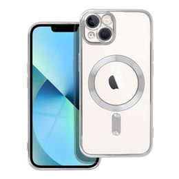 Obal / kryt na Apple iPhone 13 stříbrný - Electro Mag Cover