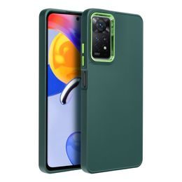 Obal / kryt na Xiaomi Redmi Note 11 Pro / 11 Pro 5G zelený - Frame Case