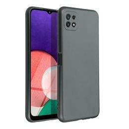 Obal / kryt na Samsung Galaxy A22 5G šedý - Forcell METALLIC