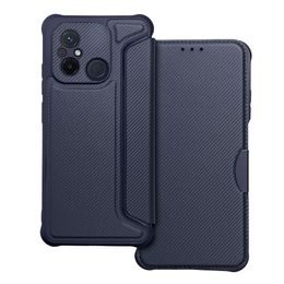 Puzdro / obal na Xiaomi Redmi 12C modré - kniha RAZOR