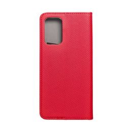 Puzdro / obal pre Samsung Galaxy A72 červený - kniha Molan Cano