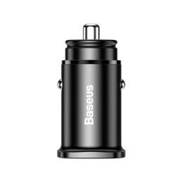 Nabíjačka do auta Lightning konektor + USB port 3A - biela Blue Star