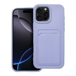 Obal / kryt na Apple iPhone 16 Pro Max fialový - Card Case