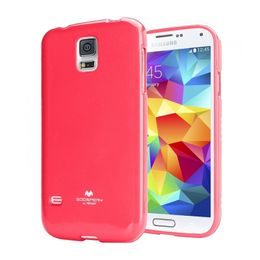 Obal / kryt na Samsung Galaxy S5 tmavě růžový - Jelly Case