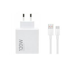 Cestovní nabíječka 120W 6A s kabelem bílá - originál Xiaomi