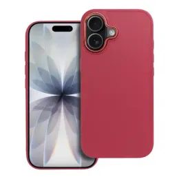 Obal / kryt na Apple iPhone 17 červený - FRAME