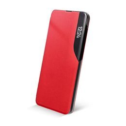 Puzdro / obal pre Xiaomi Redmi 9A červený - kniha SMART VIEW Book