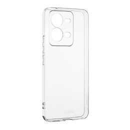Obal / kryt na Vivo X80 Lite transparentný - pevný