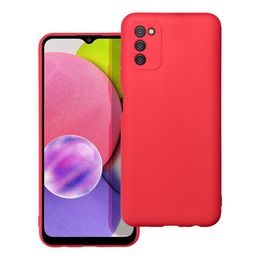 Obal / kryt pre Samsung Galaxy A03s červený - Forcell SOFT