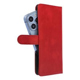 Pouzdro / obal univerzální velikost S červené - knížkové Univerzal book case COMMON