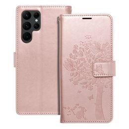 Puzdro / obal pre Samsung Galaxy S22 Ultra ružové - Forcell MEZZO