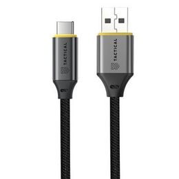 Kabel USB-A/USB-C 0.3m černý - Tactical Fast Rope Aramid 2.0